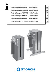 Storch Turbo-Wash for ColorFree top Operating Manual
