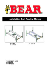 Bear 30-4140AE Installation And Service Manual