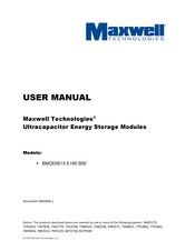 Maxwell BMOD0010 E160 B02 User Manual