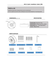 Eneo AK-21 Quick Installation Manual