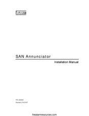 EST SAN-4 Installation Manual