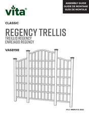 vita Classic Regency Trellis VA68198 Assembly Manual