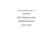 American Megatrends Mark V Baby Screamer 80386 User Manual