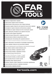 Far Tools One BG 230B Original Manual Translation