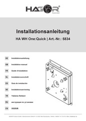 Hagor HA WH One:Quick Installation Manual