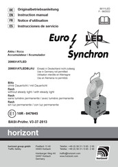 Horizont Euro-Blitz Akku synchro Instruction Manual