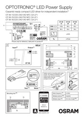 Osram OPTOTRONIC OT Wi 15 Manual
