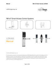 DigitalKeys LDK400 Manual