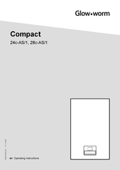 Glow-worm Compact 24c-AS/1 Operating Instructions Manual
