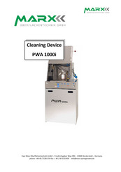 MARX PWA 1000i Manual