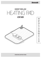 Sensede DEEP RELAX CK10S Operating Instructions Manual