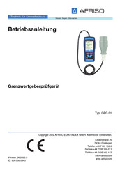AFRISO 46200 Operating Instructions Manual
