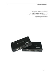 Shenzhen Shunxun Electronics LM-EHU100 Operation Instruction Manual