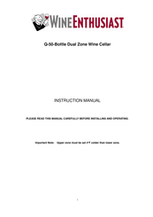 Wine Enthusiast 278 03 50 Instruction Manual