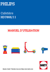 Philips SENSEO HD7866/11 Manual