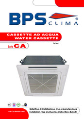BPS CLIMA CA 42 Installation, Use And Service Instructions