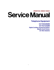 Panasonic KX-TCD540NZM Service Manual
