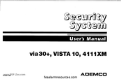 ADEMCO Via-30P User Manual