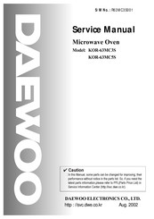 Daewoo KOR-63MC5S Service Manual