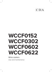CDA WCCF0152 Use And Maintenance