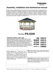 Lemeks Palmako PA-5546 Assembly, Installation And Maintenance Manual