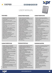 xpr VKP99 User Manual