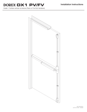 Dorex DX1 PV/FV Installation Instructions Manual
