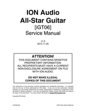 ION All-Star Guitar Service Manual