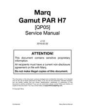 Marq QP05 Service Manual