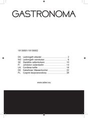 Gastronoma 18130001 Manual