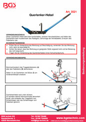 Bgs Technic BGS 3521 Instruction Manual