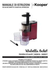 Kooper Vitabella Pocket User Instructions