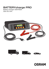 Osram BATTERYcharge PRO OSCP3024 Manual