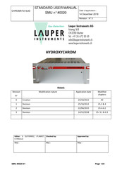 Lauper Instruments HYDROXYCHROM Standard User Manual