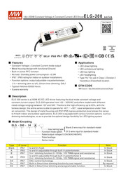 Mean Well ELG-200-48 Series User Manual