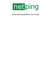 NetPing IO R401 User Manual