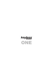 KEYLESS ONE Quick Start Manual