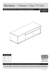 Argos Montana 418/5055 Assembly Instructions Manual
