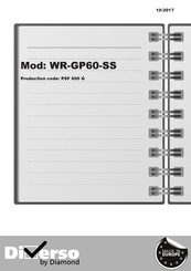 Diamond Diverso PSF 400 G Instructions For Use And Installation
