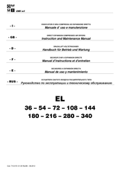 omi EL 280 Instruction And Maintenance Manual