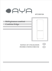 AYA AFC3001SA Instructions For Use Manual