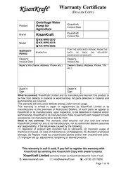 KISANKRAFT KK-WPE-5020 User Manual