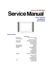 Panasonic TX-29PS72X Service Manual