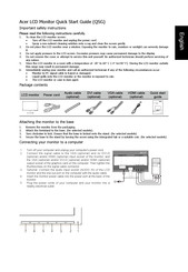 Acer VA241Y Quick Start Manual