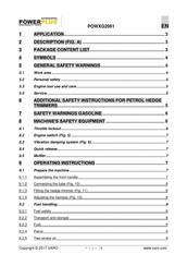 Power Plus POWXG2061 Manual