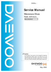 Daewoo KOT-1G1A Service Manual