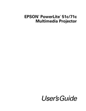 Epson EMP 51/L User Manual