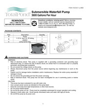 TotalPond 52323 Quick Start Manual