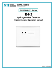 NTI E-H2 Installation And Operation Manual