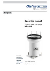 GHM Delta OHM HD2013 Operating Manual